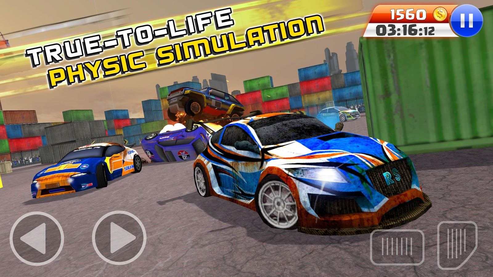 WRECKED DEMOLITION DERBY - FREE CAR GAMES截图3