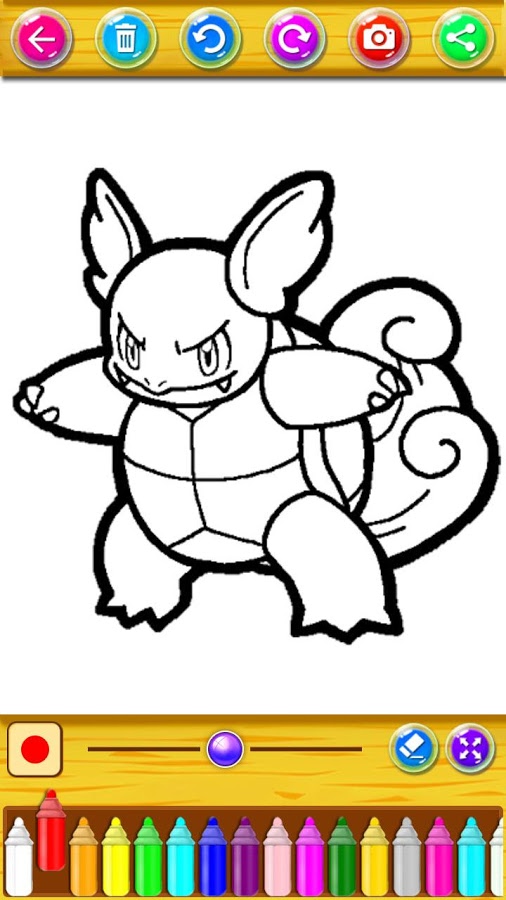 Learn to color Pokemo for kids截图5