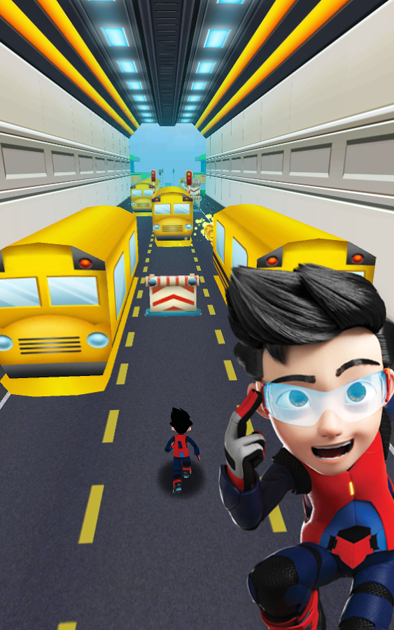 Subway Ejen Ali Rush: Run, Dash & Jump Subway Game截图3