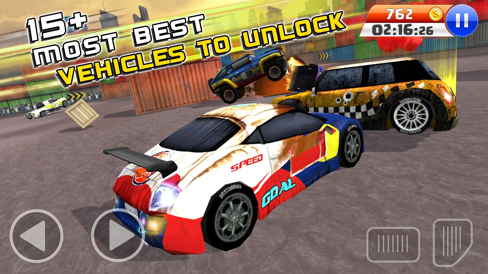 WRECKED DEMOLITION DERBY - FREE CAR GAMES截图2