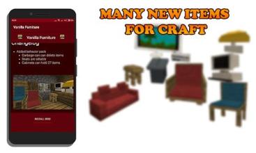 Vanilla Furniture for MCPE截图1