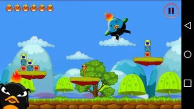 Hungry Super Chicken : Ninja Birds Knock Dow'n截图5