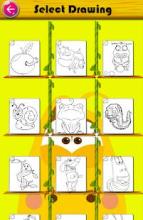 Coloring pages Larva worm games free截图3