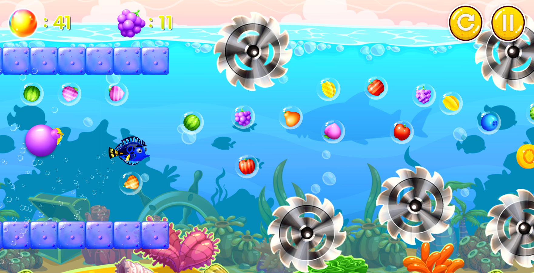 Veggie Shark Sea Adventure截图3