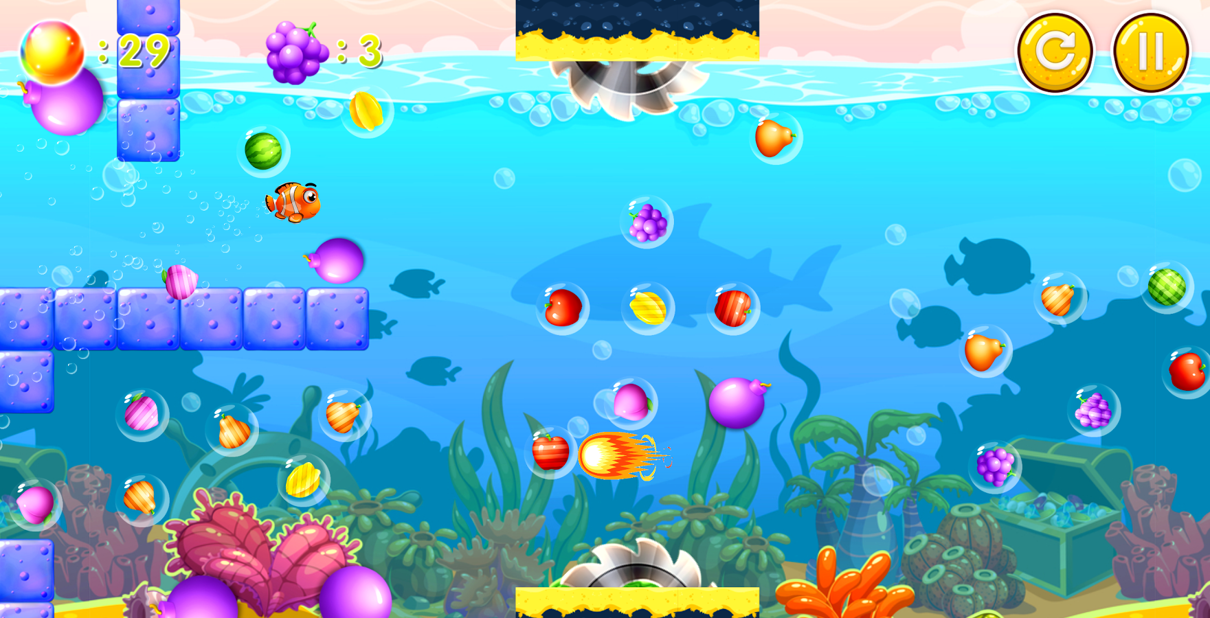 Veggie Shark Sea Adventure截图4