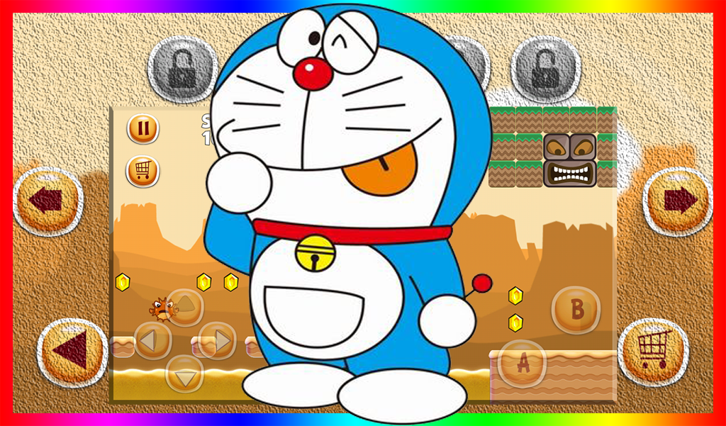 Super Adventure of Doramon Runing game city截图5