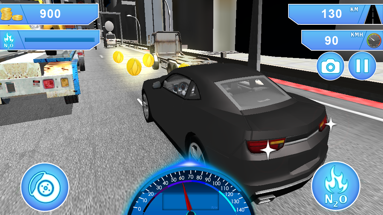 Highway Traffic Furious Racer 3D截图1