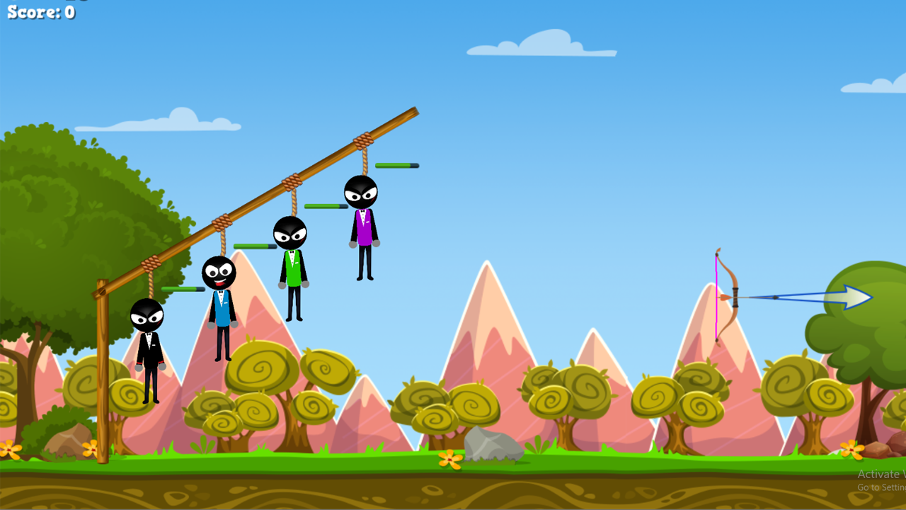 Stickman Archer Revenge截图4