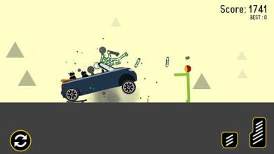 Stickman Turbo Dismount : Mad Destroyer截图4