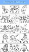 Super Robot Coloring Book - Sci Fi截图4