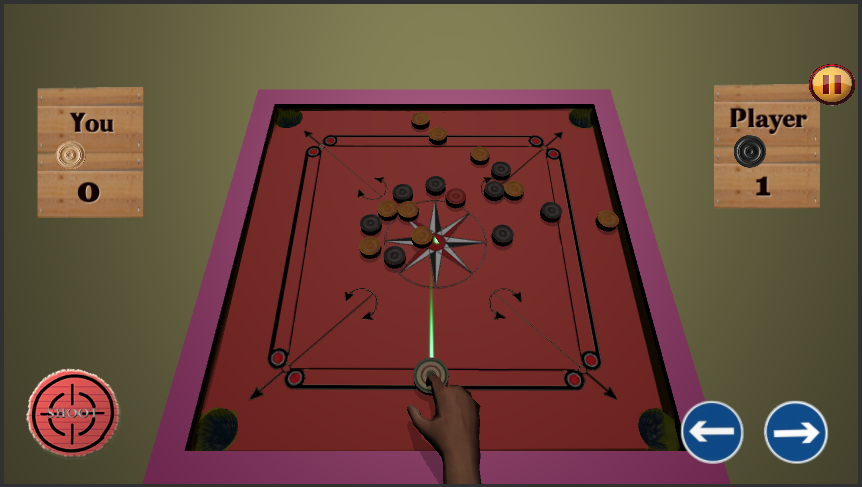 Classic Carrom : 3dBoards截图1