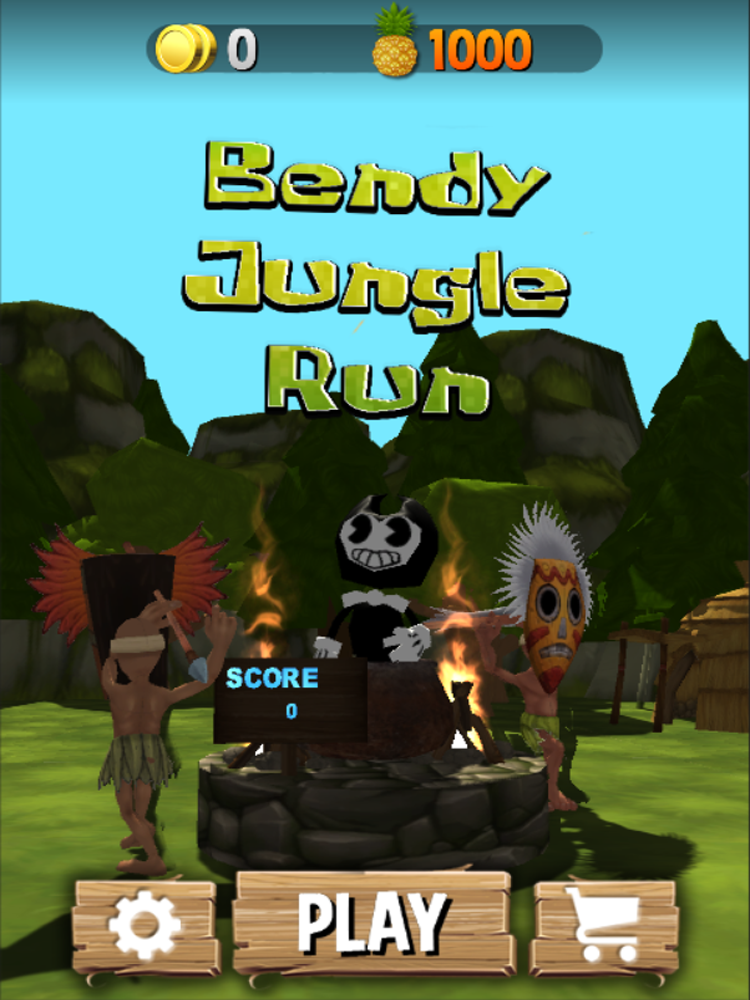 Subway Bendy Jungle Run : Ink Machine截图1