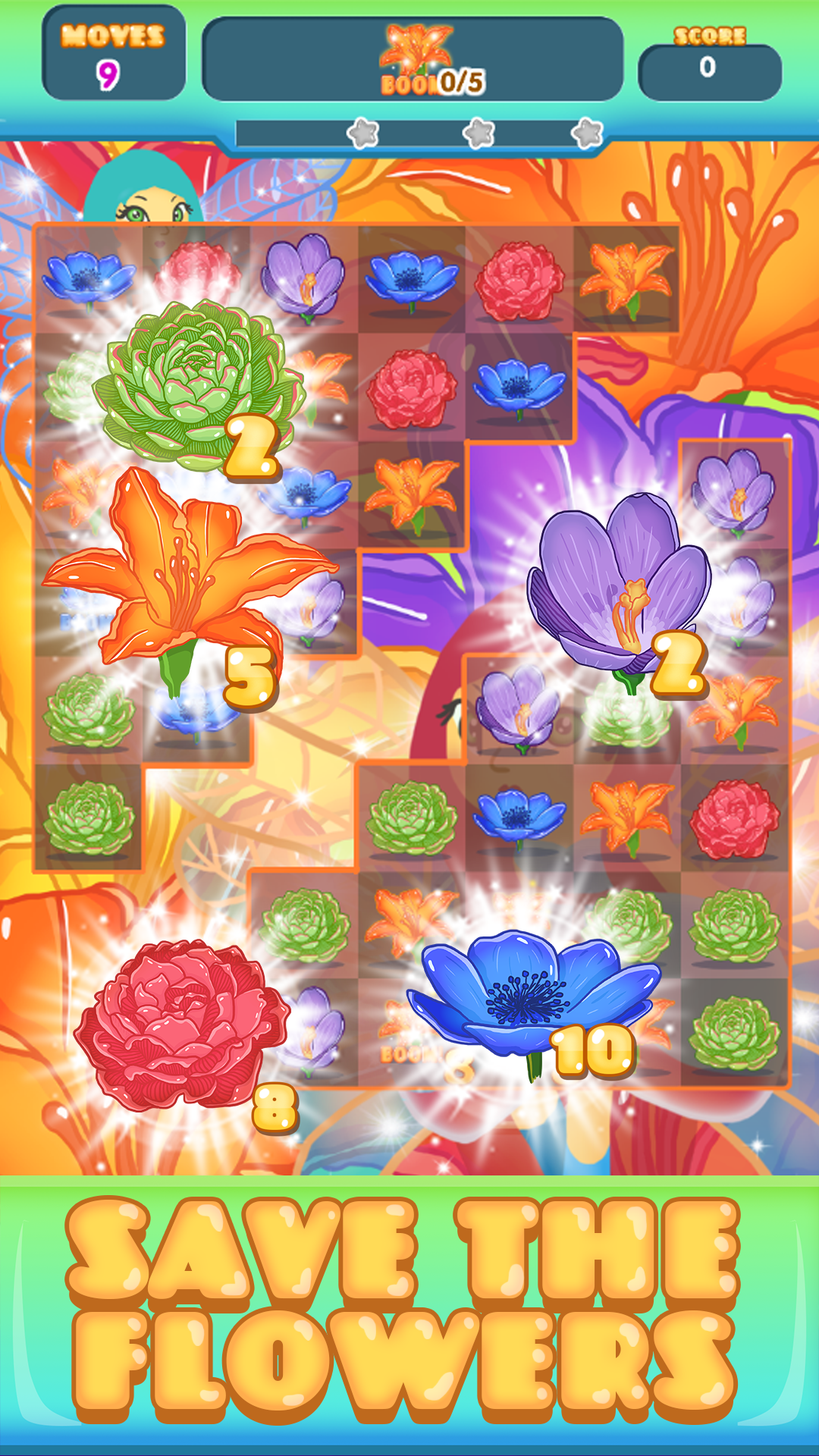 Magic Garden Fairy Tales - Match 3截图3