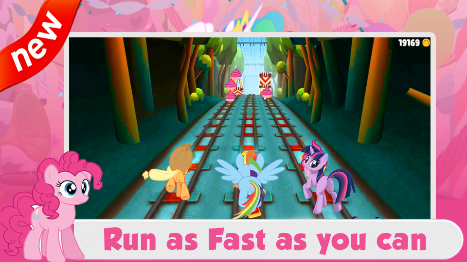 Little pony subway kids game截图1