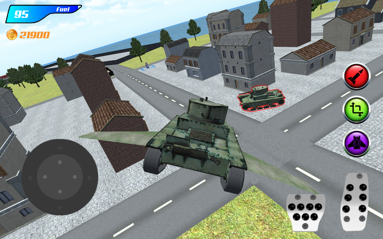 World War Robot : Tank Wings截图4