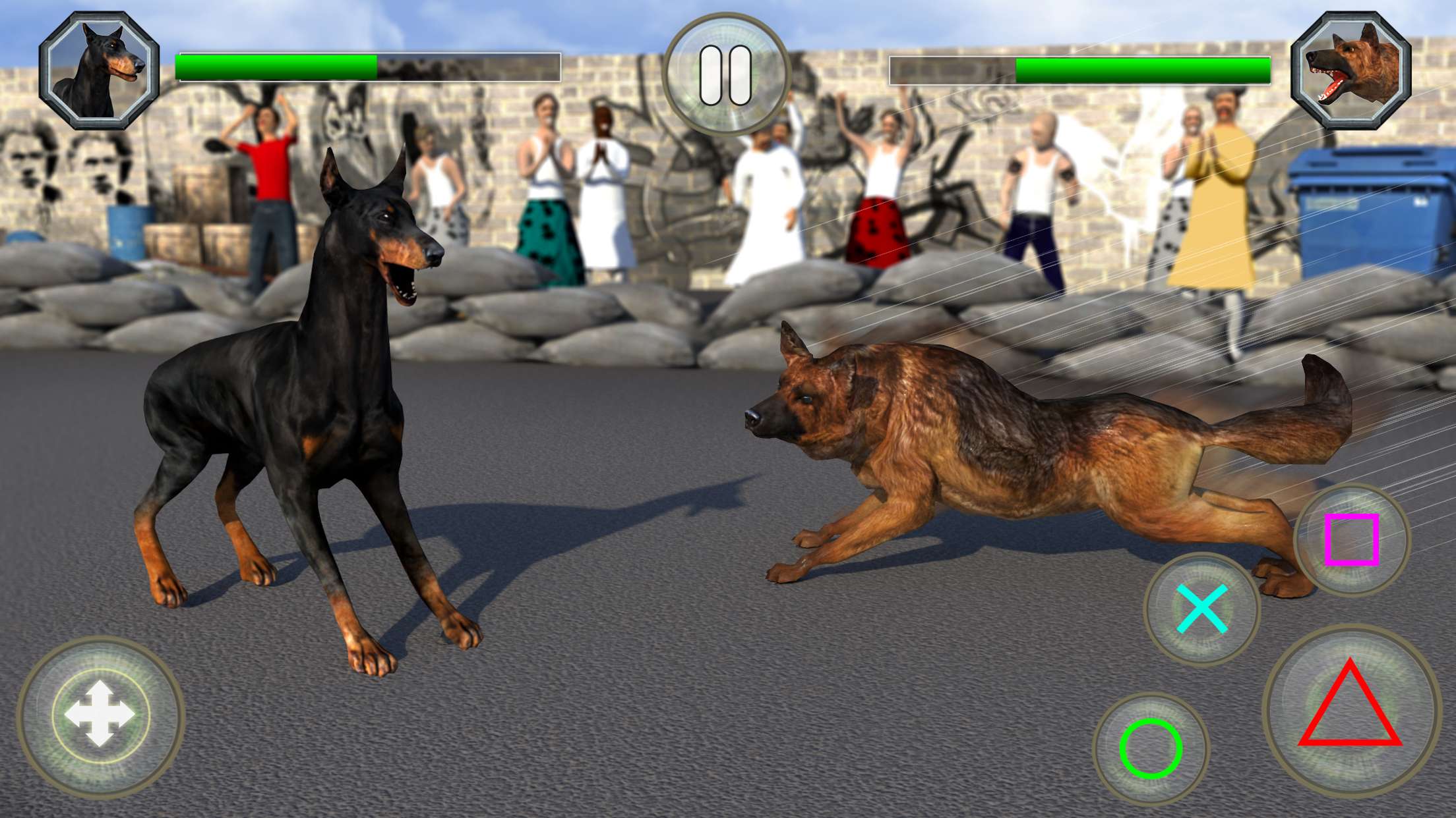 Angry Dog Fighting Hero: Wild Street Dogs Attack截图1