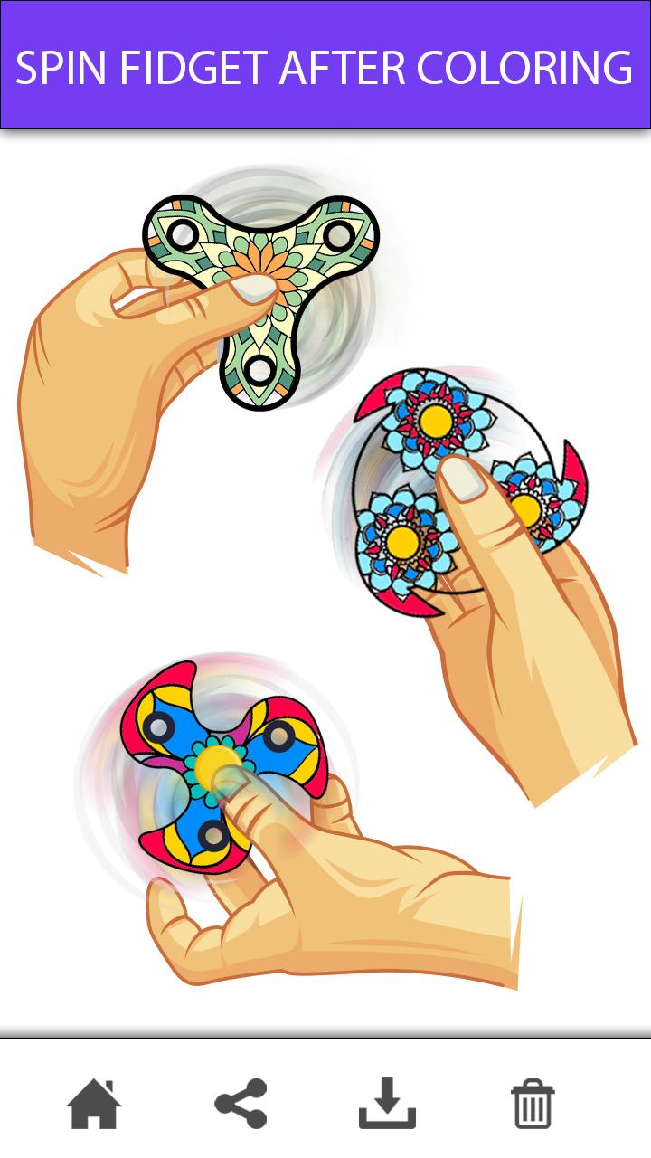 填色本 - Fidget Spinner截图2