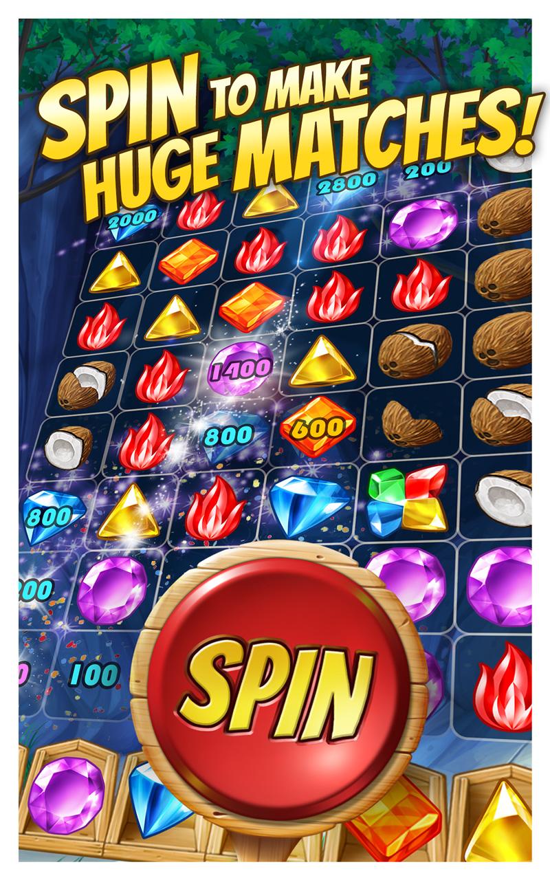 Cascade: Spin & Match Gem Puzzle App截图2