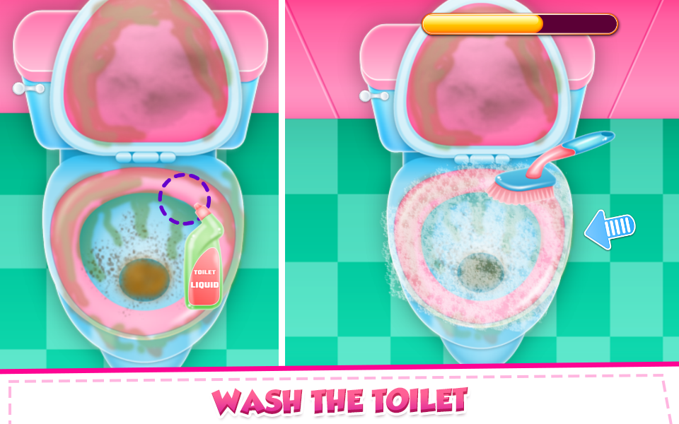 Bathroom Cleaning Time截图5