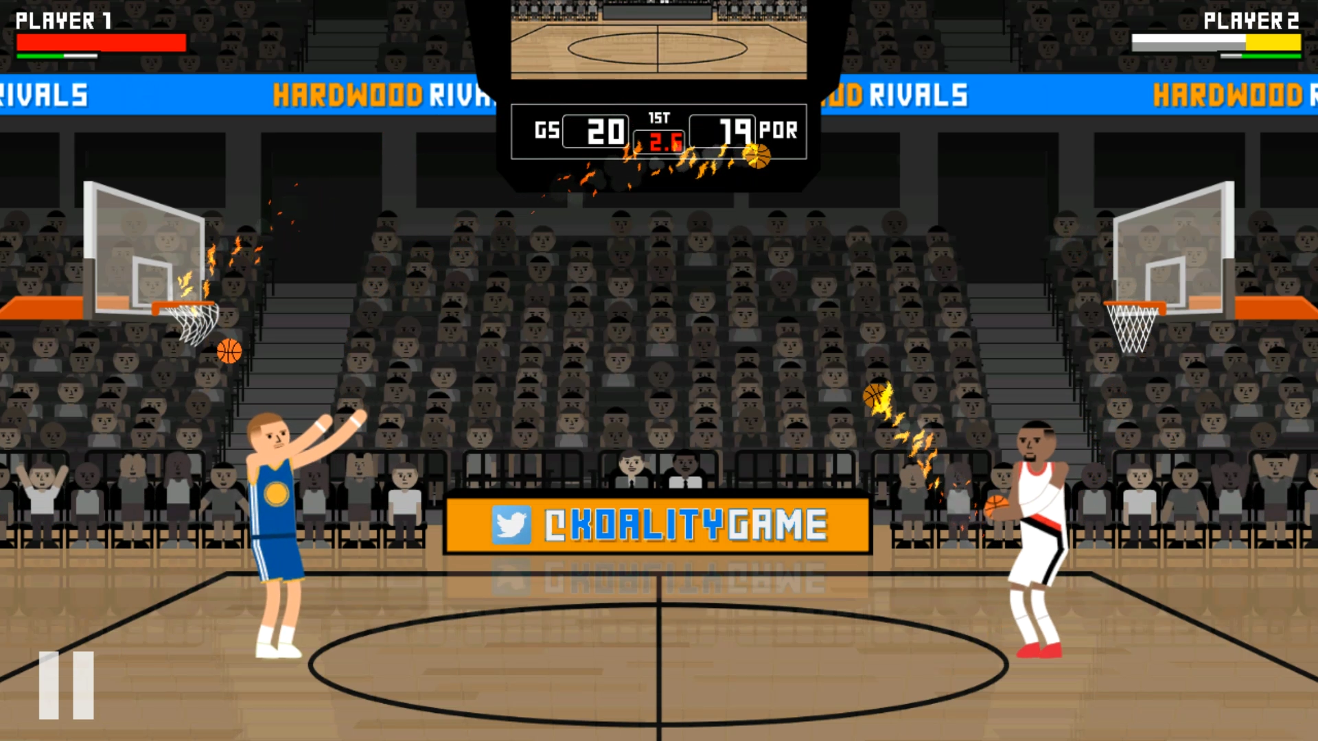 Hardwood Rivals Basketball截图1