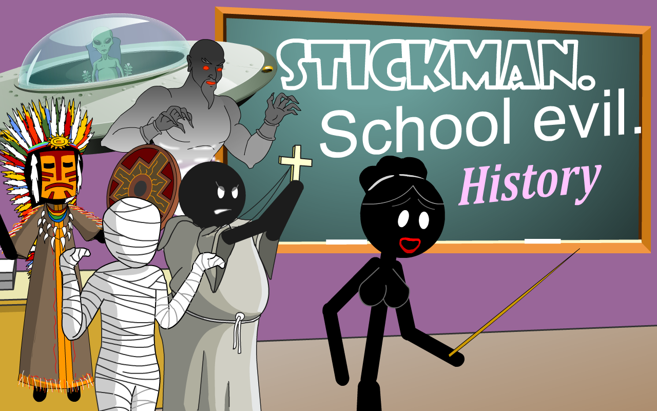 Stickman. School evil - history截图1