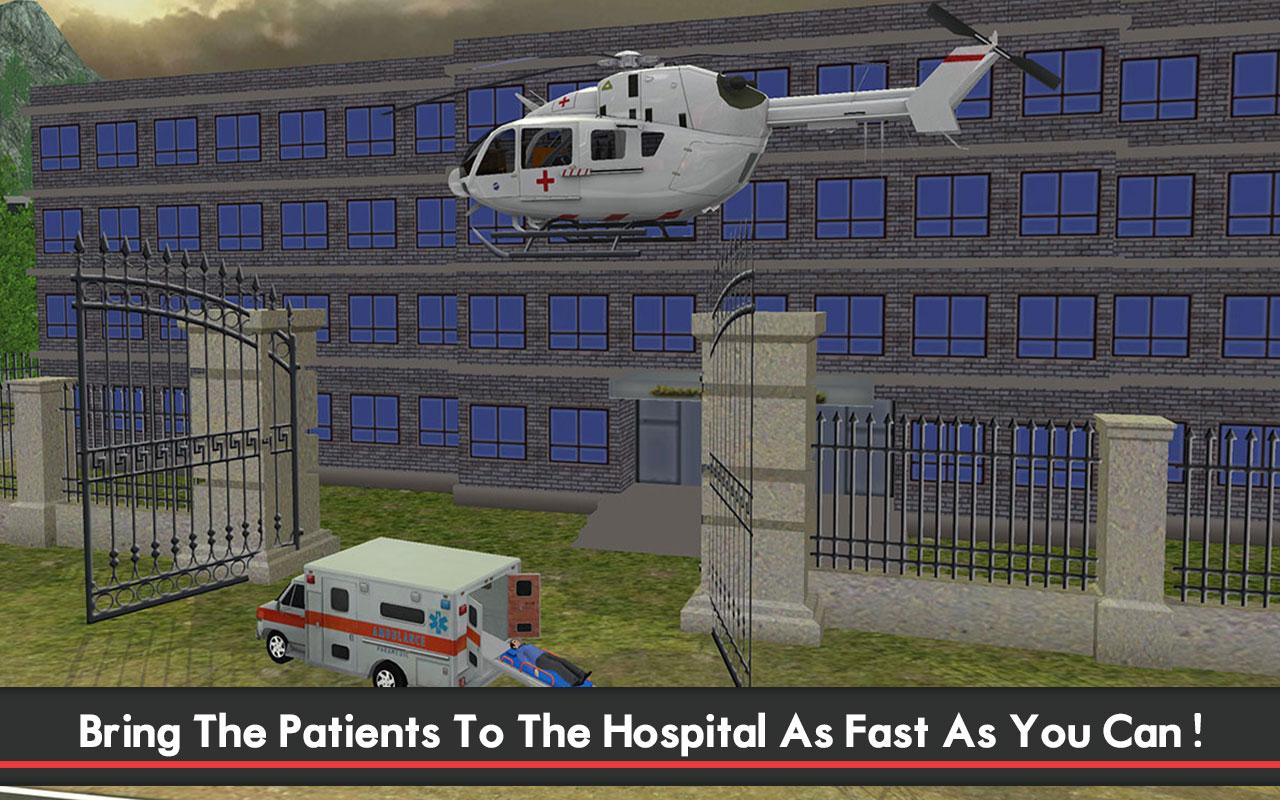 Ambulance & Helicopter SIM 2截图4