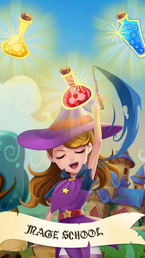 Witch Magic: Happy Bubble Shooter截图1