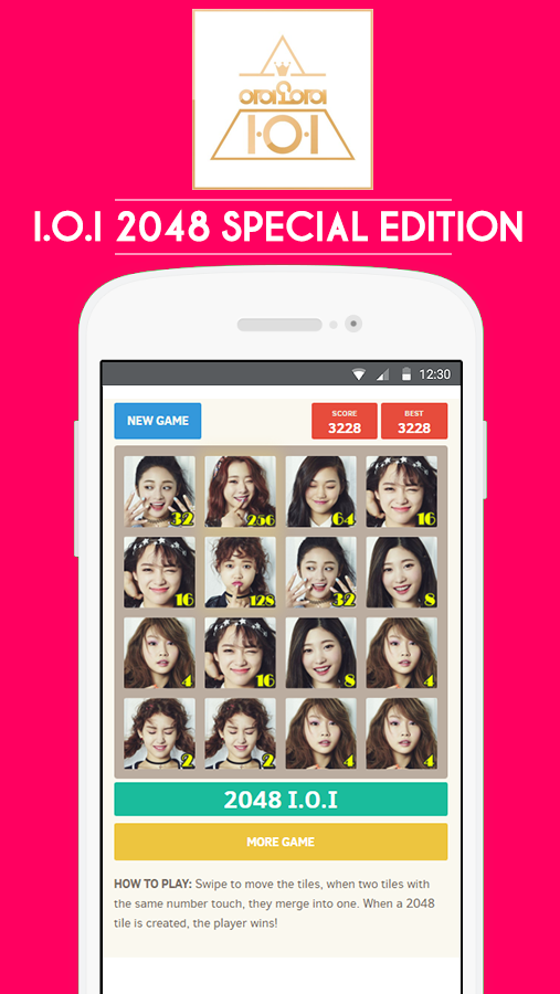 2048 I.O.I Puzzle Game截图2