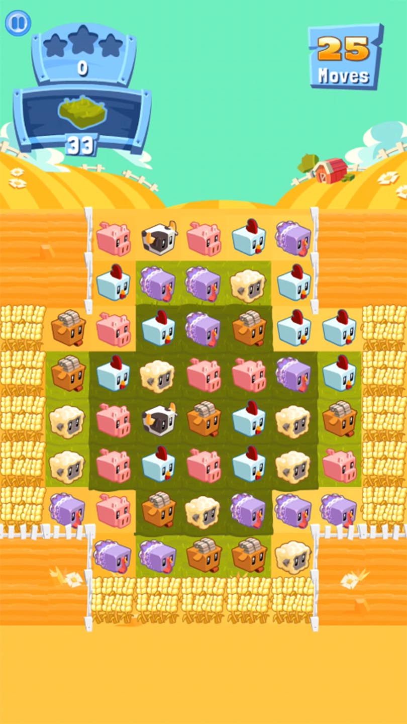 Farm Cubes Puzzle截图2