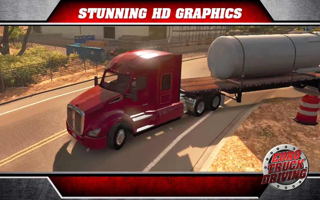 Euro Truck Driving : Cargo Delivery Simulator Game截图4