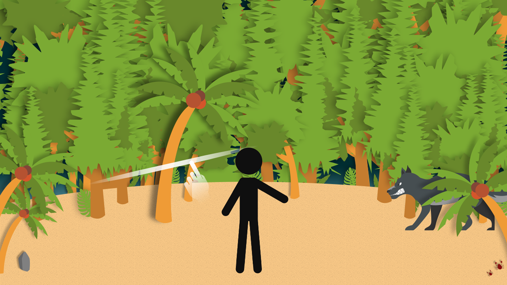 Stickman Escape - Island截图4