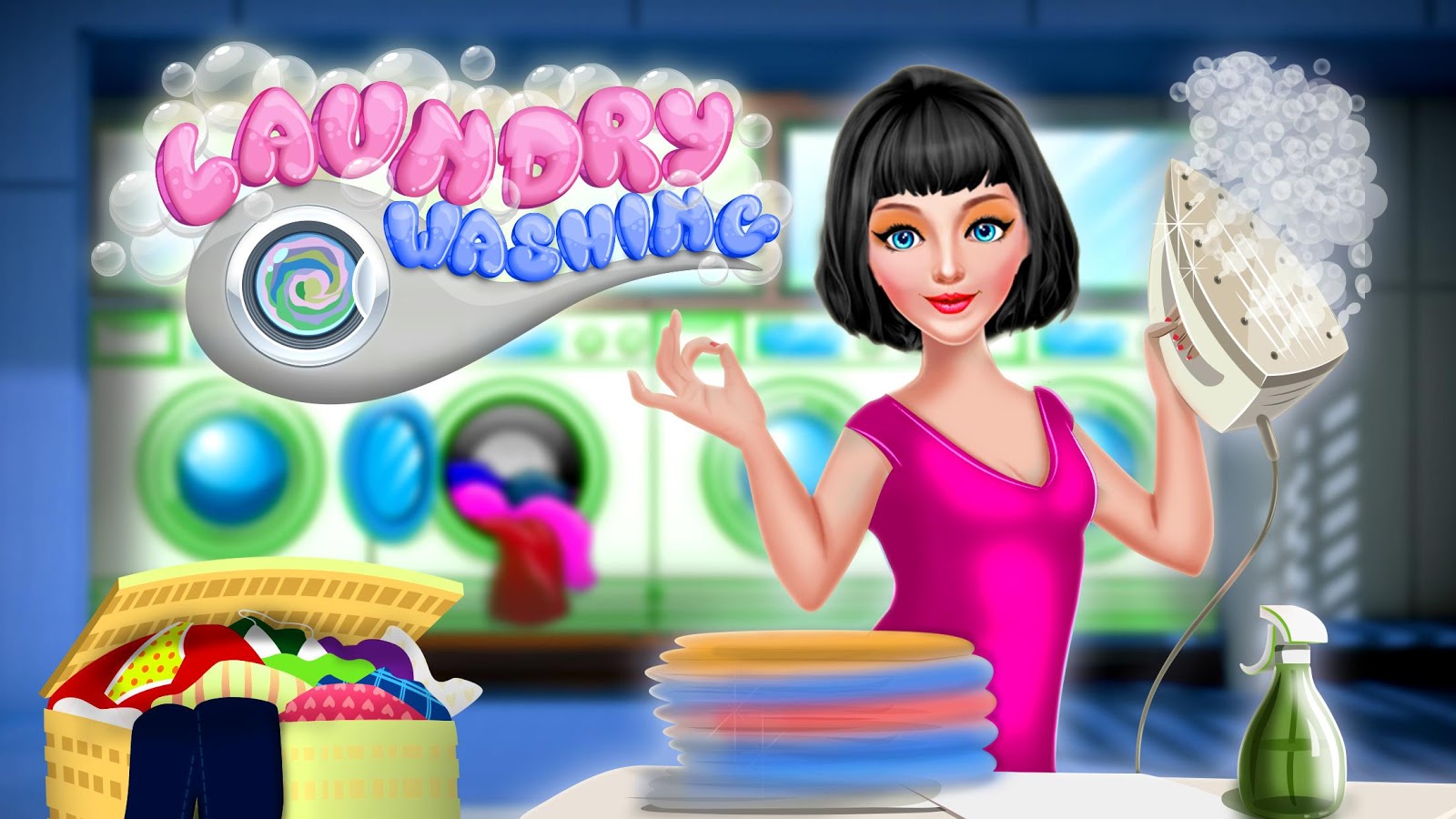 Laundry Washing and Ironing Kids Game截图4