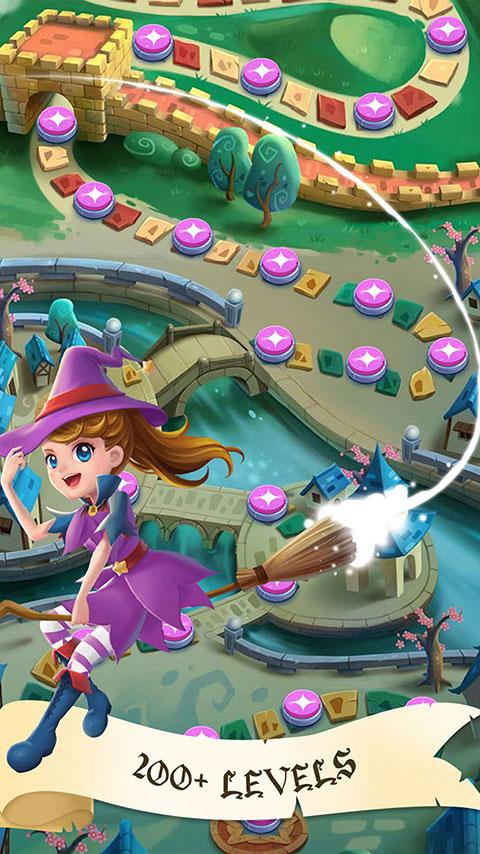 Witch Magic: Happy Bubble Shooter截图4