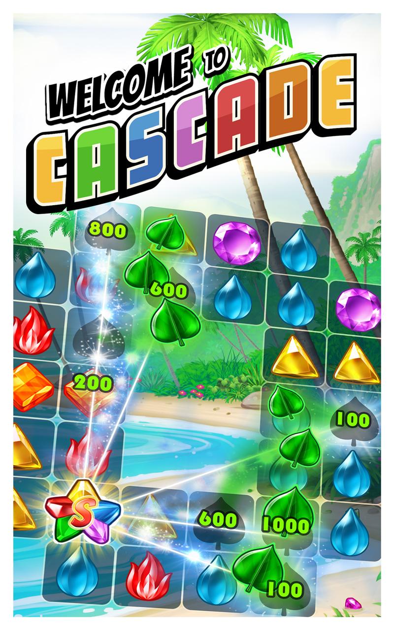 Cascade: Spin & Match Gem Puzzle App截图1