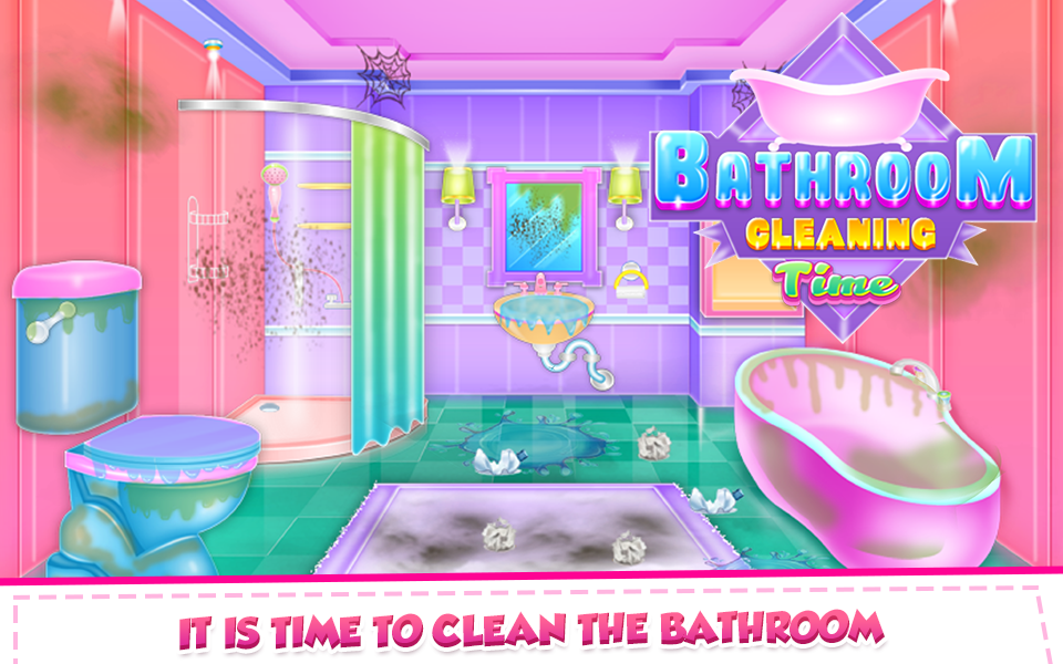 Bathroom Cleaning Time截图1