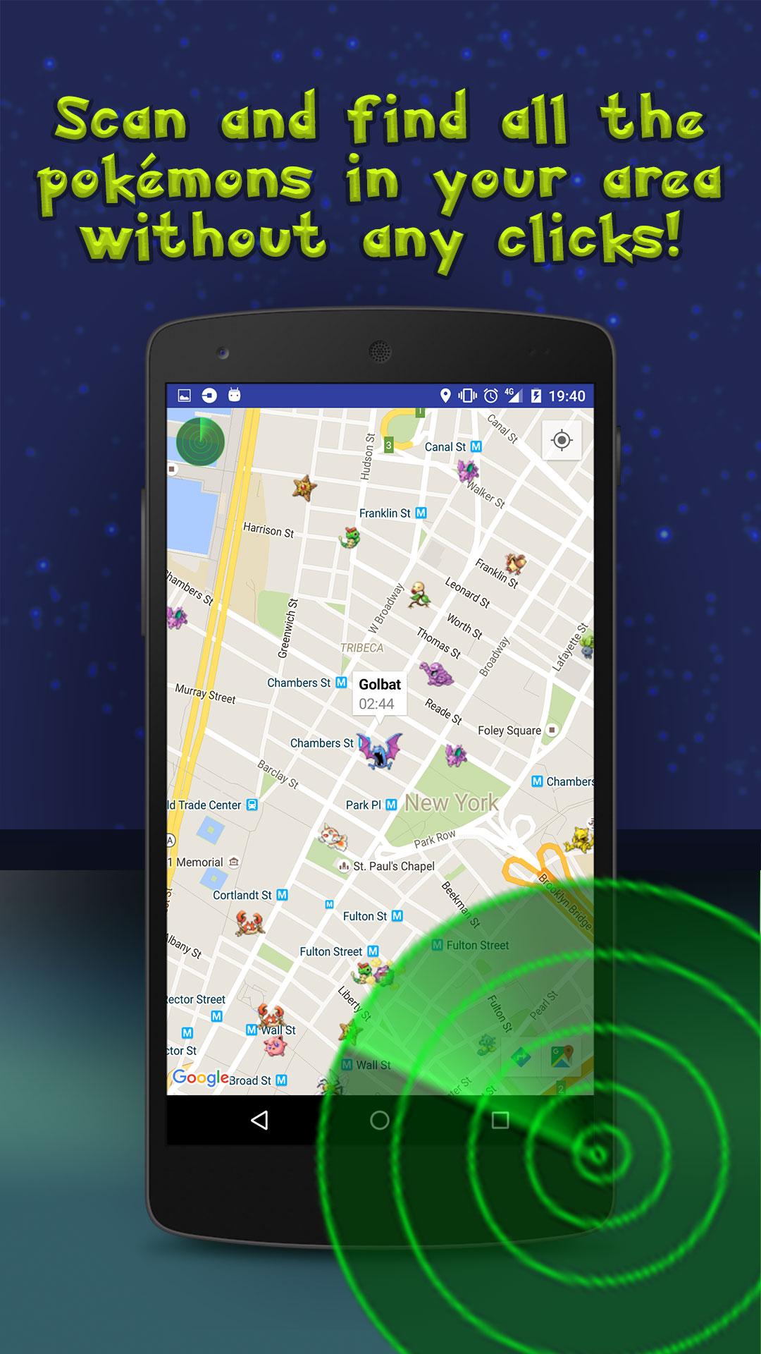 Poké Scanner - Nearby Pokemon截图1