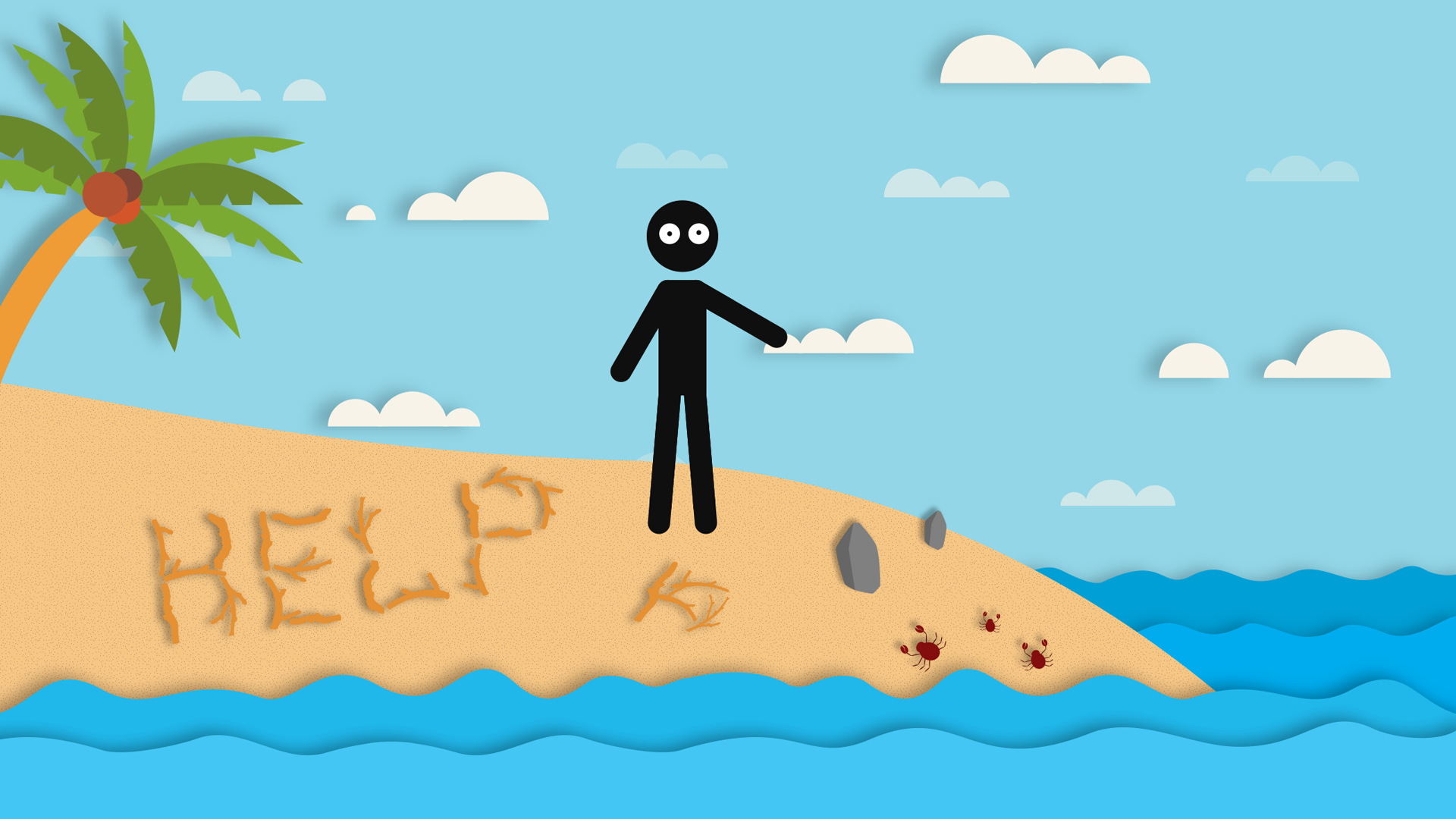 Stickman Escape - Island截图1