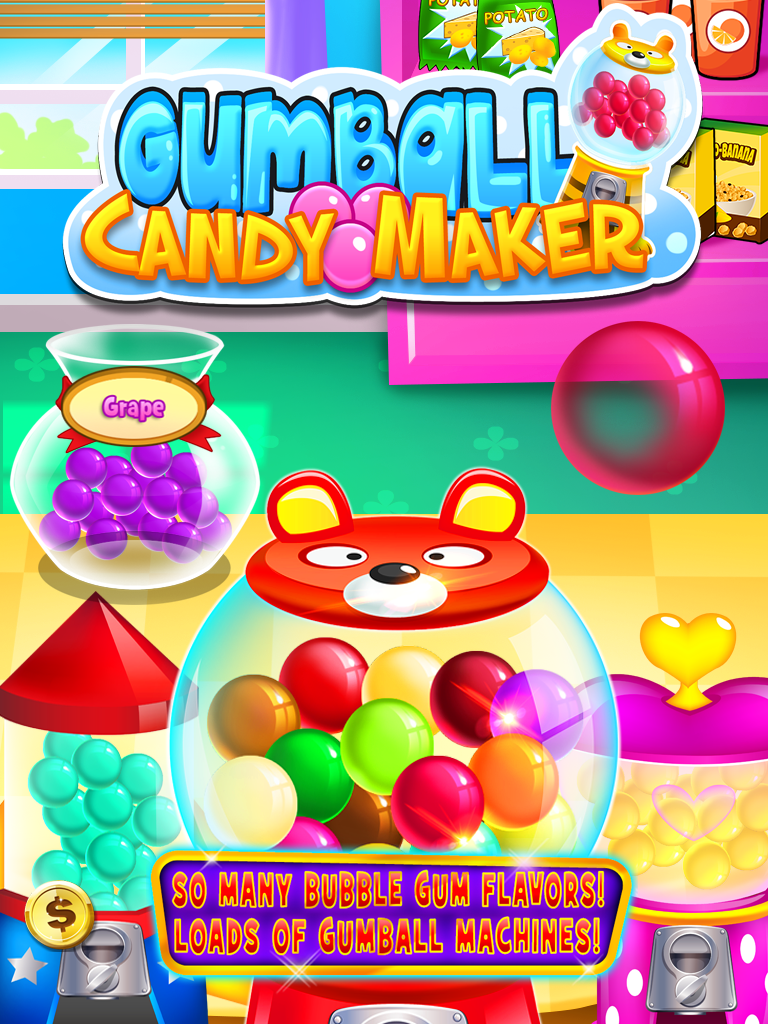 Bubble Gum Maker Gumball FREE截图1