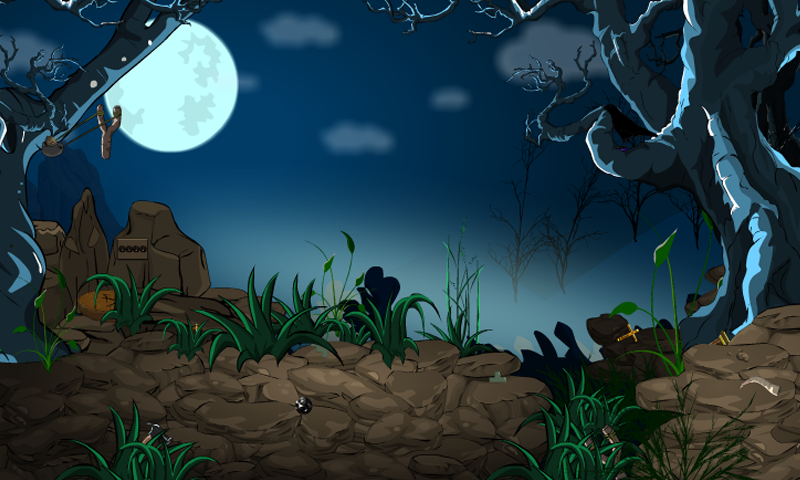 Gloomy Moon Forest Escape截图1