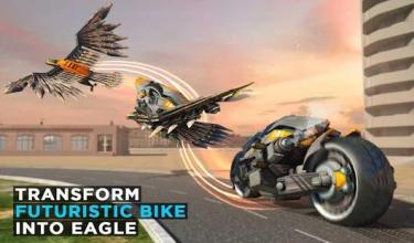 Robot Transforming Wild Eagle Cop Car- Robot Games截图1