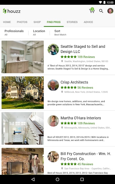 Houzz  室内设计截图1