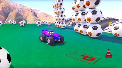 Superheroes Monster Truck Parking: Mega Ramp Games截图1