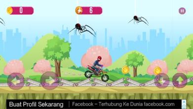 Spiderman Motorbike Cross截图1