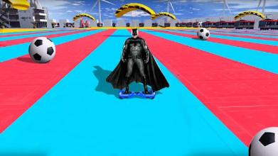 Superheroes Hoverboard Fast Highway Racing截图1