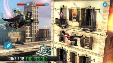 Flying Robot Bat Hero City Rescue截图1