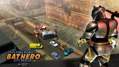 Flying Robot Bat Hero City Rescue截图3