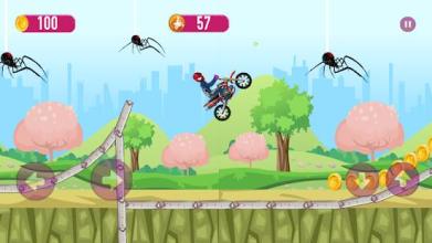 Spiderman Motorbike Cross截图3