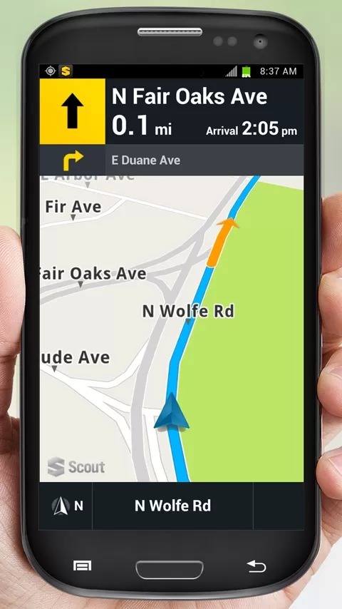 Scout GPS Navigation  Traffic截图3