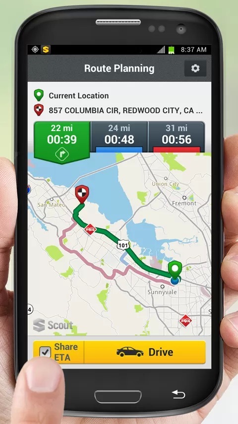 Scout GPS Navigation  Traffic截图7