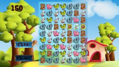 Cute Pets: Infinite Match 3截图1